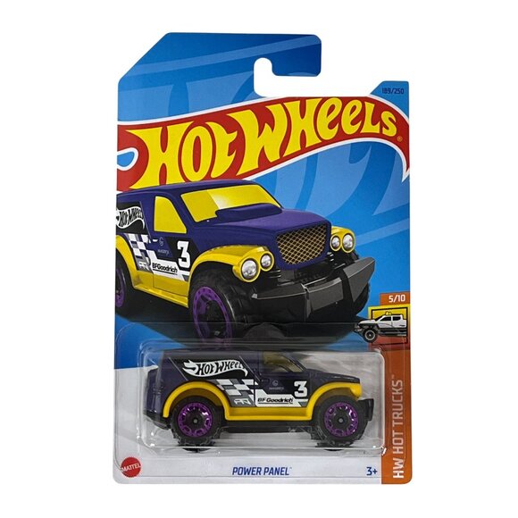 Hot Wheels 2025 Power Panel Yellow Van HW Hot Trucks Series New on Card - Picture 1 of 7